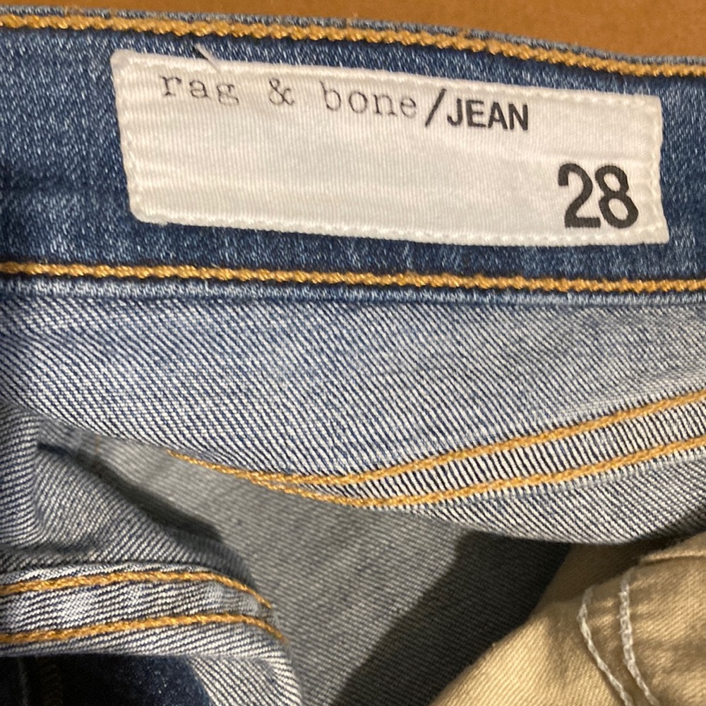 rag & bone jeans skinny high rise size 28